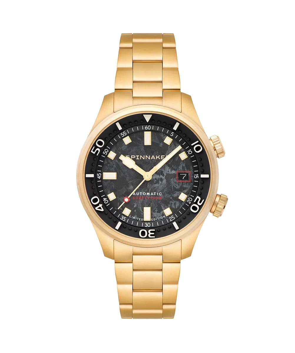 MONTRE SPINNAKER BRADNER AUTOMATIC BASCOM LIMITED EDITION GOLD