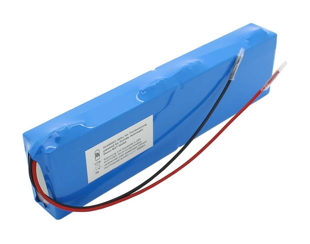 Batterie pour commande de porte Pb 12V 1.2Ah adaptée aux portes automatiques Portalp BAT 00268