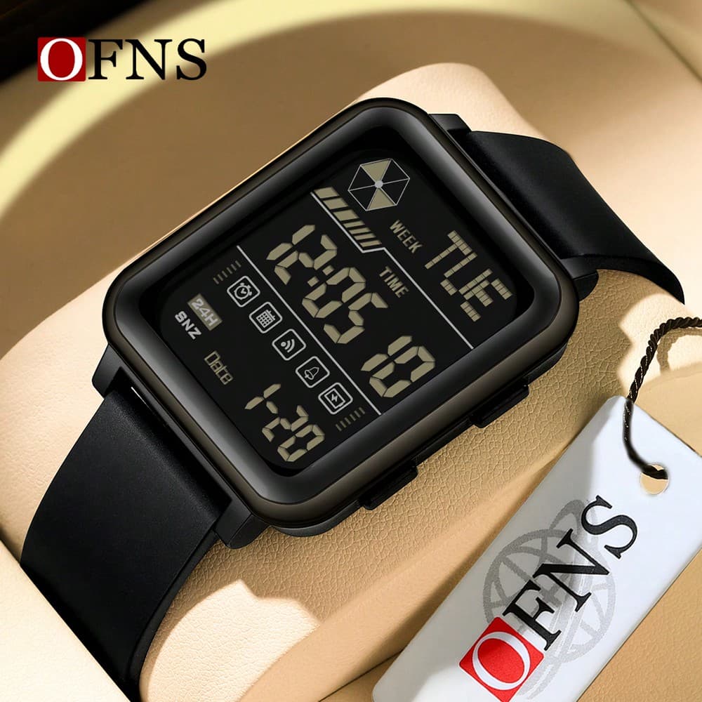 Nouvelle Arrivée Montre Digitale Homme Sport Extérieur Simple Décontracté Tendance Mode Camping Pêche Course Horloge Poignet De Lux Led