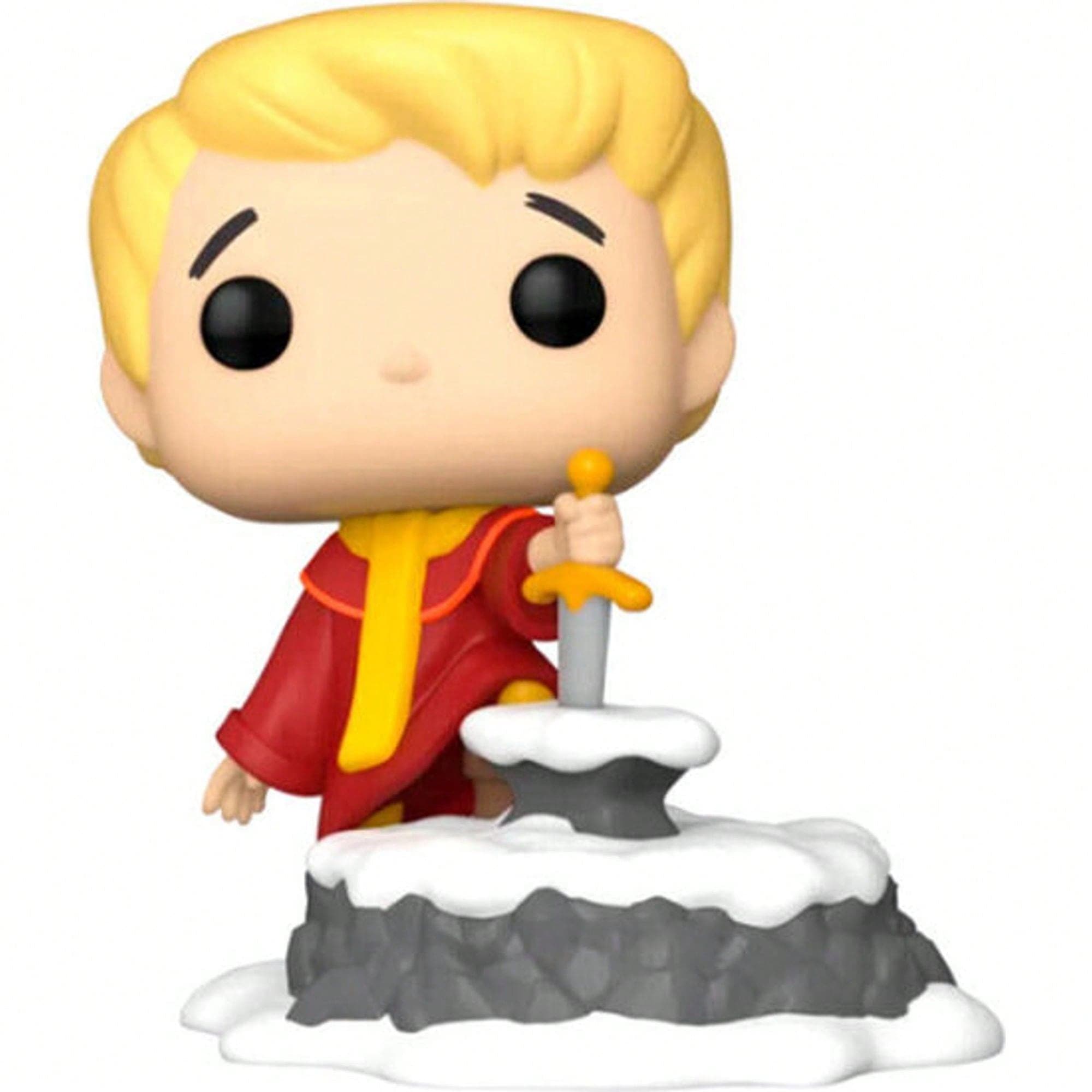 | FIGURINE POP DE LUXE DISNEY L'ÉPÉE DANS LA PIERRE ARTHUR PULLING EXCALIBUR EXCLUSIF